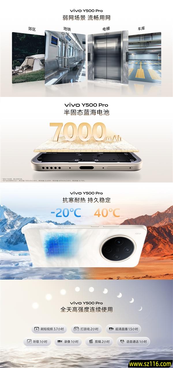 2亿像素旗舰主摄同档无敌！vivo Y500 Pro发布：1799元起