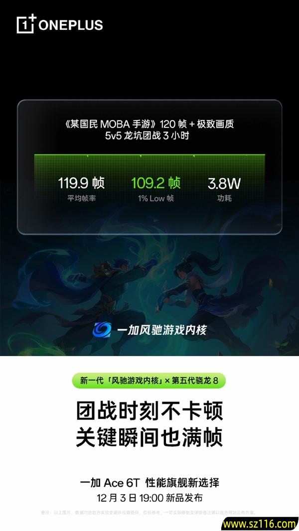 第五代骁龙8性能开挂！一加Ace 6T游戏实测：《王者荣耀》3小时帧率稳成一条直线