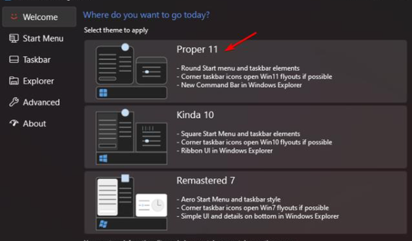 StartAllBack(Win11开始菜单增强工具) v3.9.20.5345 Stable 破解版 设置垂直任务栏的方法配图2